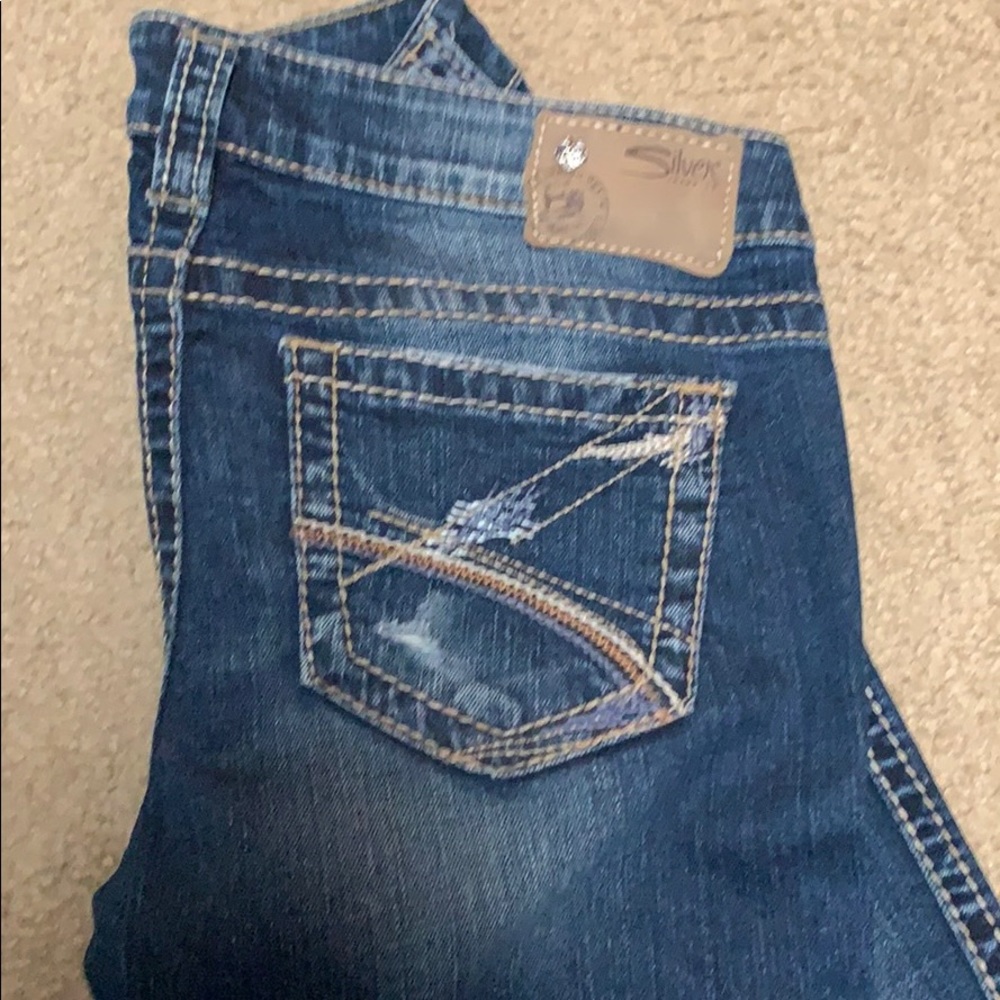 Silver jeans
